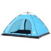 Campingtält 5 personer blå snabbrest vidaXL 5 - Person – miniatyr 4