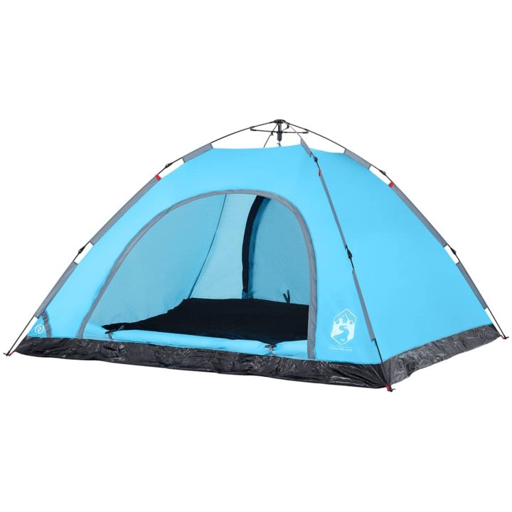 Campingtält 5 personer blå snabbrest vidaXL 5 - Person – bild 4