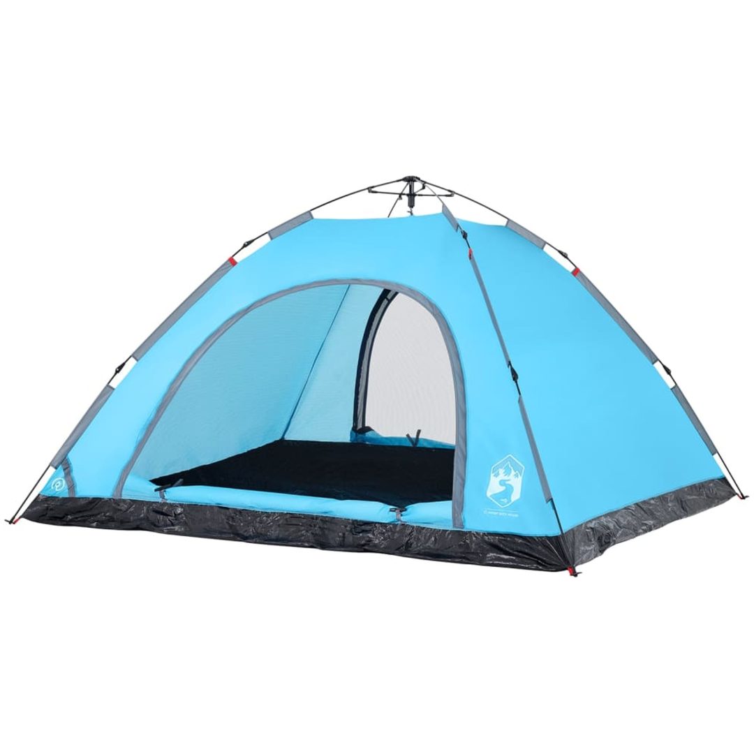 Campingtält 5 personer blå snabbrest vidaXL 5 - Person – bild 5