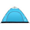 Campingtält 5 personer blå snabbrest vidaXL 5 - Person – miniatyr 6