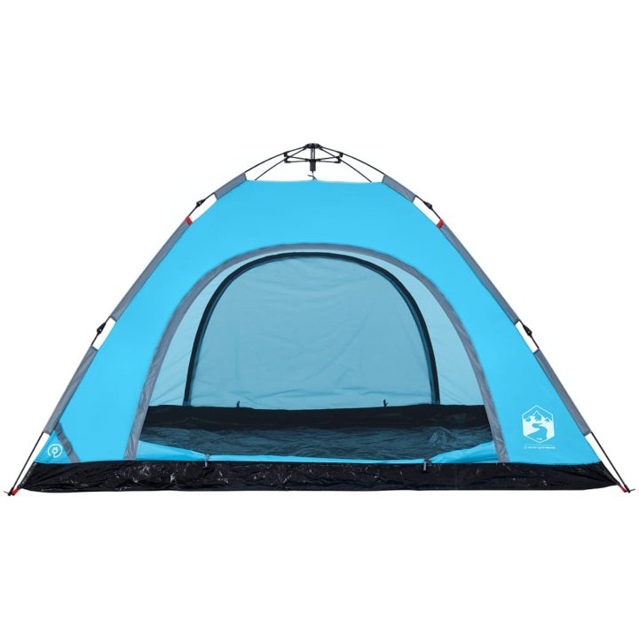 Campingtält 5 personer blå snabbrest vidaXL 5 - Person – bild 7