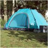 Campingtält 5 personer blå snabbrest vidaXL 5 - Person – miniatyr 1