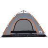 Campingtält 5 personer grå och orange snabbrest vidaXL 5 - Person – miniatyr 7