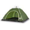 Campingtält 5 personer grön snabbrest vidaXL 5 - Person – miniatyr 2