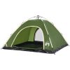Campingtält 5 personer grön snabbrest vidaXL 5 - Person – miniatyr 5