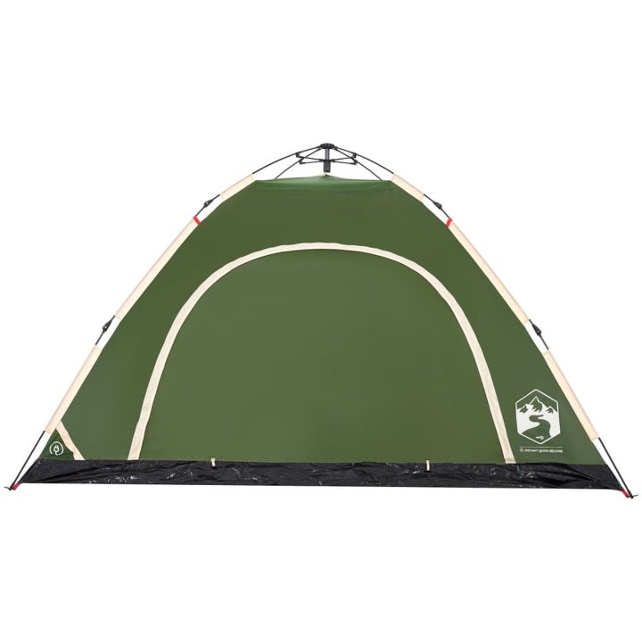 Campingtält 5 personer grön snabbrest vidaXL 5 - Person – bild 6