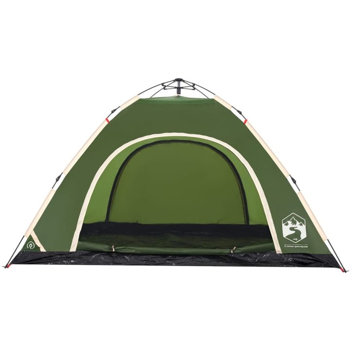 Campingtält 5 personer grön snabbrest vidaXL 5 - Person – bild 7
