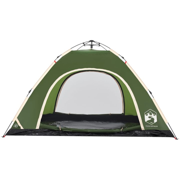 Campingtält 5 personer grön snabbrest vidaXL 5 - Person – bild 8