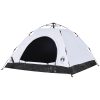 Campingtält 5 personer vit mörkläggningstyg snabbrest vidaXL 5 - Person – miniatyr 4