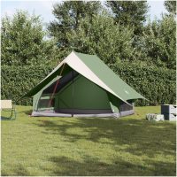 Campingtält A-Frame 5 Personer Grön Vattentålig vidaXL