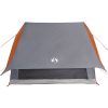 Campingtält A-Frame Grå och Orange Vattentåligt vidaXL 5 - Personers – miniatyr 6
