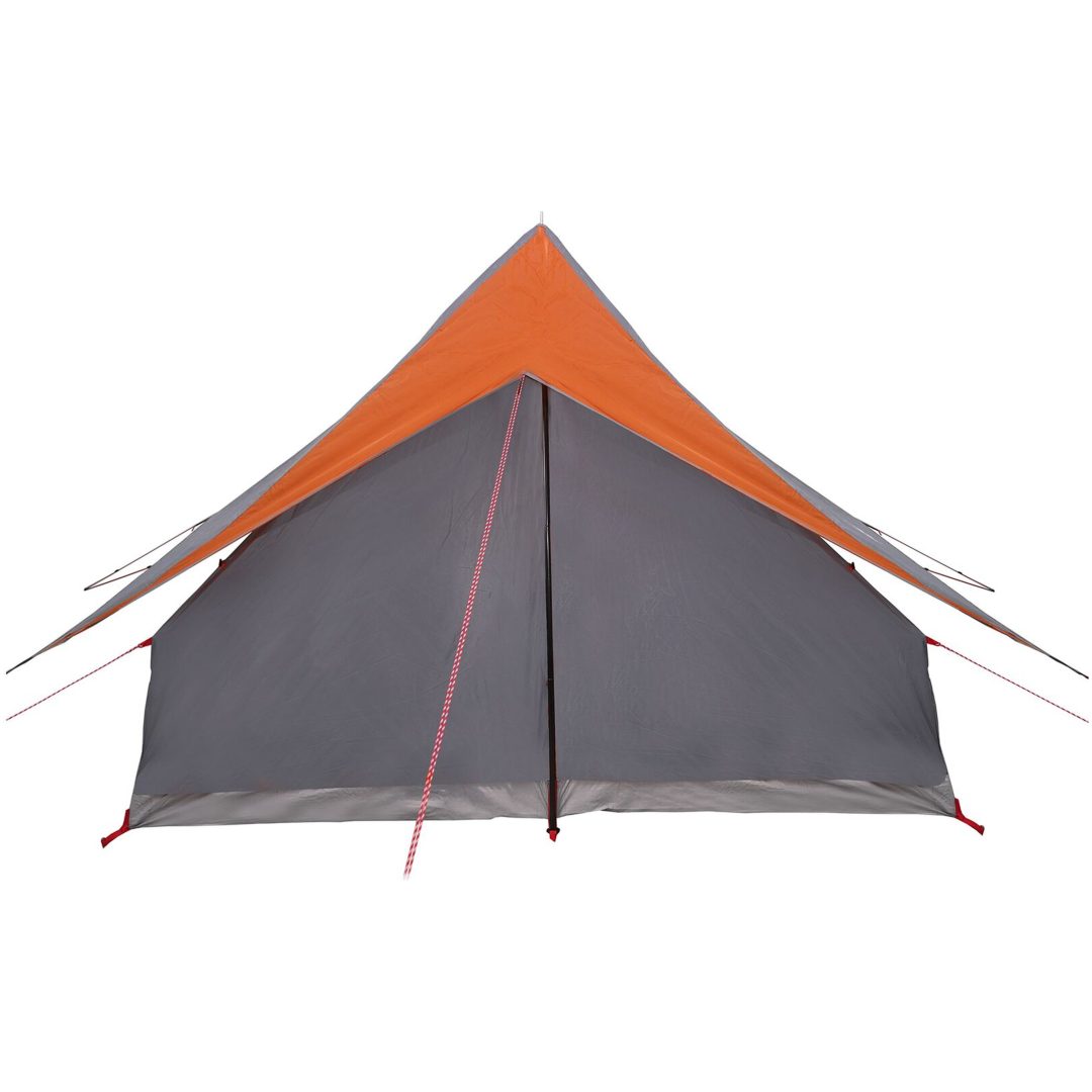 Campingtält A-Frame Grå och Orange Vattentåligt vidaXL 5 - Personers – bild 7