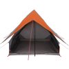 Campingtält A-Frame Grå och Orange Vattentät vidaXL 3 - Person – miniatyr 12