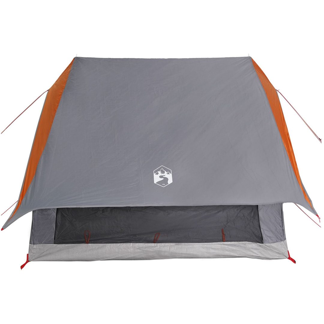 Campingtält A-Frame Grå och Orange Vattentät vidaXL 3 - Person – bild 6