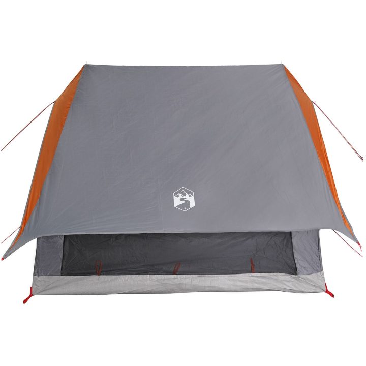 Campingtält A-Frame Grå och Orange Vattentät vidaXL 3 - Person – bild 6