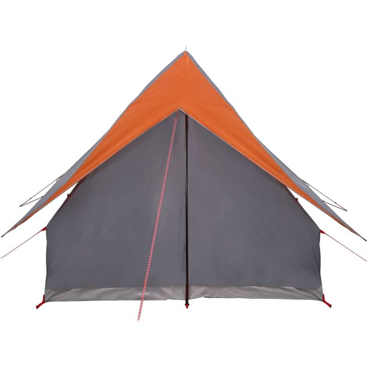 Campingtält A-Frame Grå och Orange Vattentät vidaXL 3 - Person – bild 7