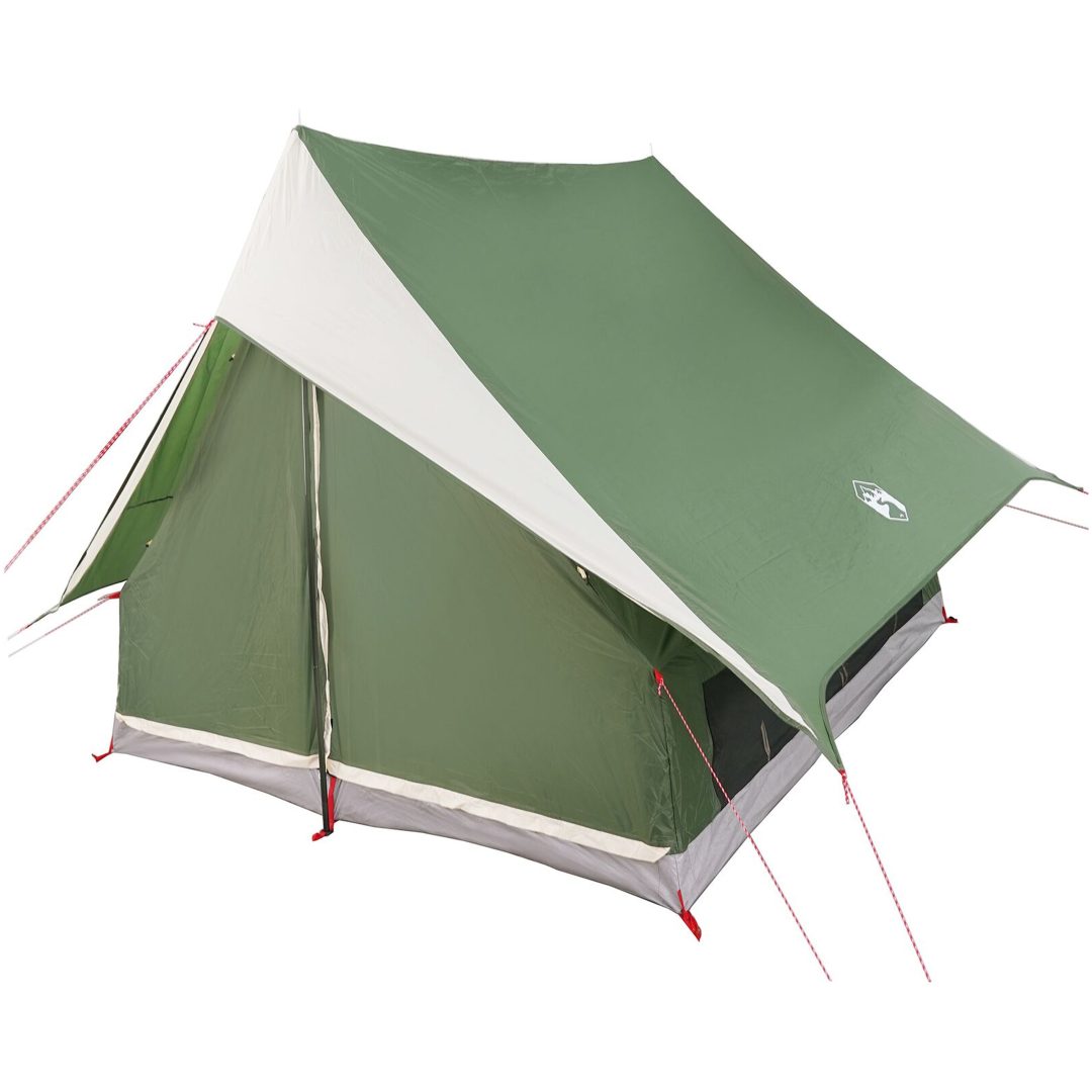 Campingtält A-Frame Grön Vattentät vidaXL 3 - Personers – bild 2
