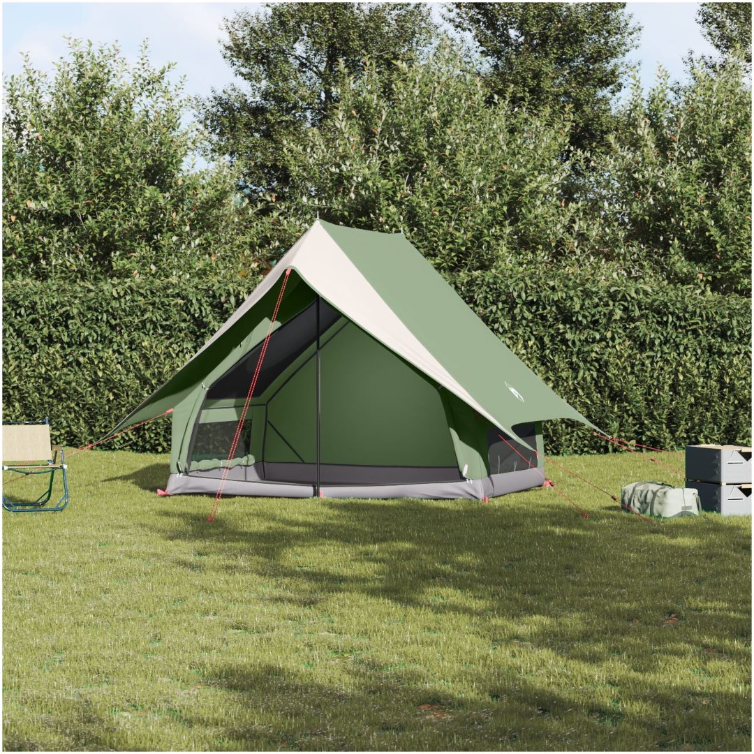Campingtält A-Frame Grön Vattentät vidaXL 3 - Personers