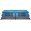 Campingtält med fönster Blå 12-personers vattentålig vidaXL 622 x 295 x 238 cm – miniatyr 7