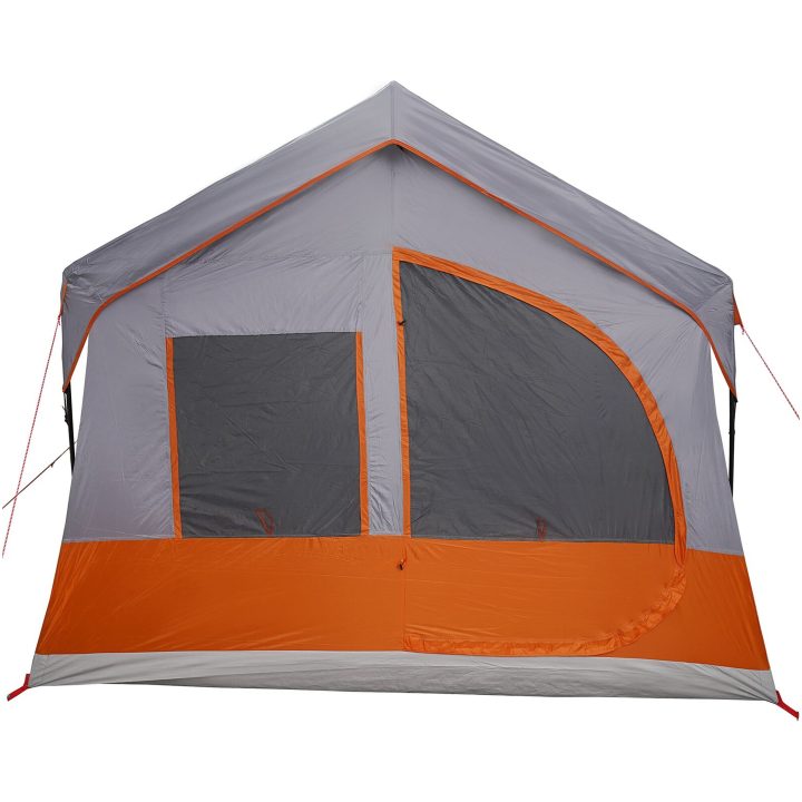 Campingtält med Fönster Grå och Orange 10-Person Waterproof vidaXL 10 personer – bild 7