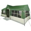 Campingtält med fönster Grönt 12-Personer Vattentåligt vidaXL 622 x 295 x 238 cm – miniatyr 12