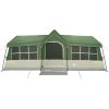 Campingtält med fönster Grönt 12-Personer Vattentåligt vidaXL 622 x 295 x 238 cm – miniatyr 5