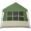 Campingtält med fönster Grönt 12-Personer Vattentåligt vidaXL 622 x 295 x 238 cm – miniatyr 6