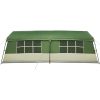 Campingtält med fönster Grönt 12-Personer Vattentåligt vidaXL 622 x 295 x 238 cm – miniatyr 7