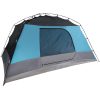 Campingtält med veranda 4 personer blå vattentätt vidaXL 4 - Person – miniatyr 8