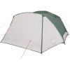 Campingtält med veranda 4 personer grön vattentätt vidaXL 4 - Person – miniatyr 5