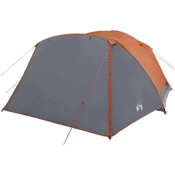 Campingtält med veranda 4 personer orange vattentätt vidaXL 4 - Person – bild 5