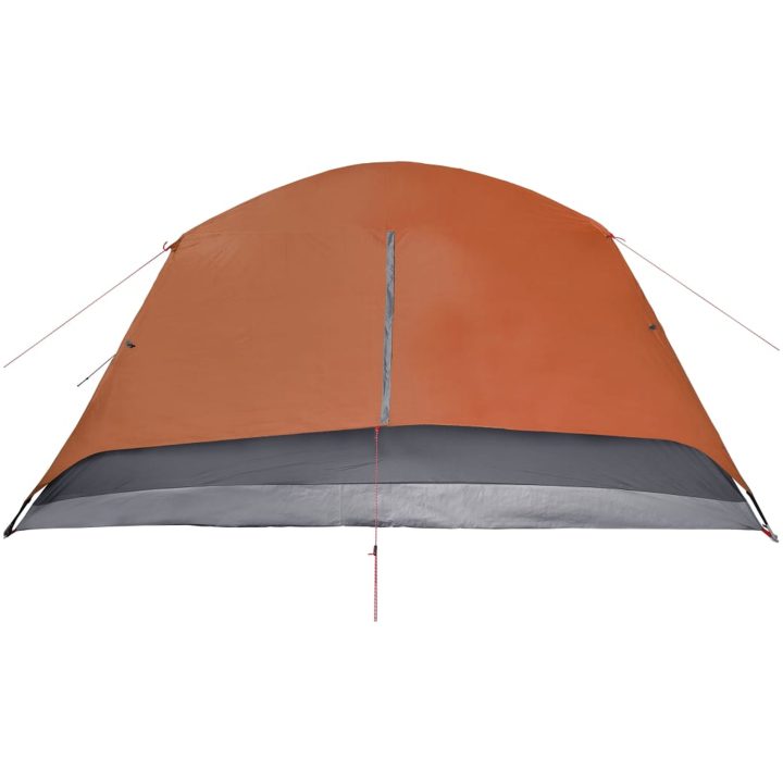 Campingtält med veranda 4 personer orange vattentätt vidaXL 4 - Person – bild 10
