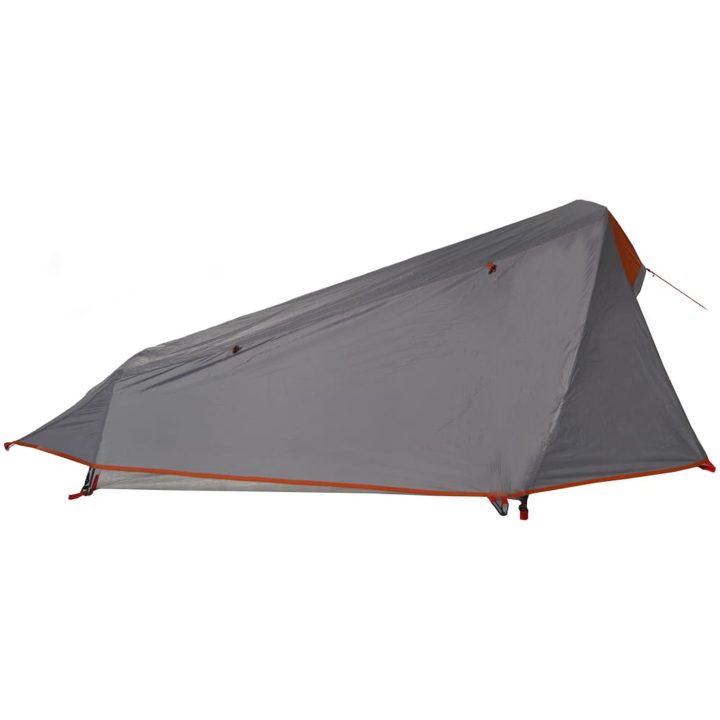 Campingtält tunnel 1 person grå och orange vattentätt vidaXL 1 - Person – bild 8