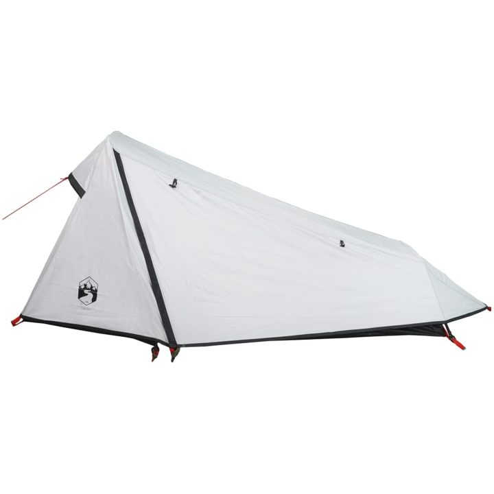 Campingtält tunnel 1 person vit mörkläggningstyg vattentätt vidaXL 1 - Person – bild 5