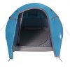Campingtält tunnel 2 personer blå vattentätt vidaXL 2 - Person – miniatyr 7