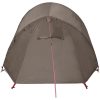 Campingtält tunnel 2 personer brun vattentätt vidaXL 2 - Person – miniatyr 9