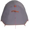 Campingtält tunnel 2 personer grå och orange vattentätt vidaXL 2 - Person – miniatyr 8