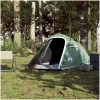 Campingtält tunnel 2 personer grön vattentätt vidaXL 2 - Person – miniatyr 3