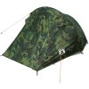 Campingtält tunnel 2 personer kamouflage vattentätt vidaXL 2 - Person – miniatyr 5