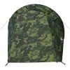 Campingtält tunnel 2 personer kamouflage vattentätt vidaXL 2 - Person – miniatyr 7