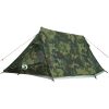Campingtält tunnel 2 personer kamouflage vattentätt vidaXL 2 - Person – miniatyr 8