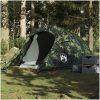 Campingtält tunnel 2 personer kamouflage vattentätt vidaXL 2 - Person – miniatyr 1