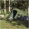 Campingtält tunnel 2 personer olivgrön vattentätt vidaXL 2 - Person – miniatyr 3