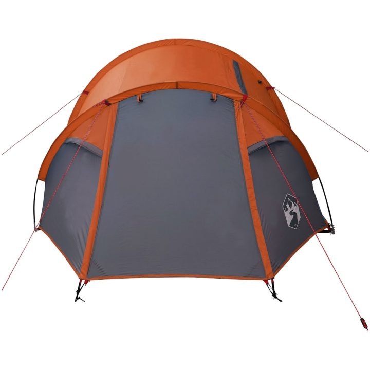 Campingtält tunnel 2 personer orange vattentätt vidaXL 2 - Person – bild 7