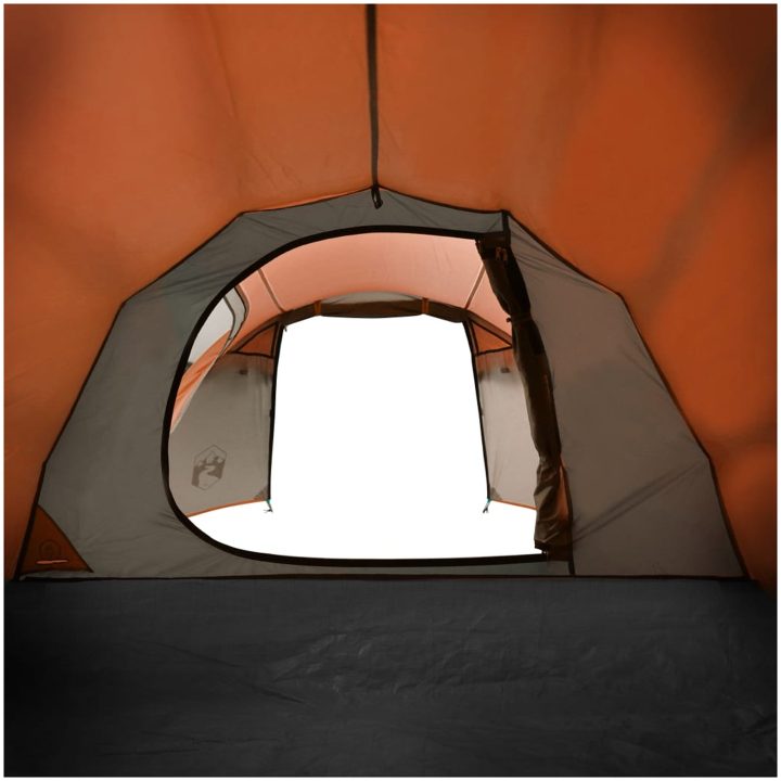 Campingtält tunnel 2 personer orange vattentätt vidaXL 2 - Person – bild 10