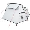 Campingtält tunnel 2 personer vit mörkläggningstyg vattentätt vidaXL 2 - Person – miniatyr 6