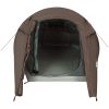 Campingtält tunnel 3 personer brun vattentätt vidaXL 3 - Person – miniatyr 6