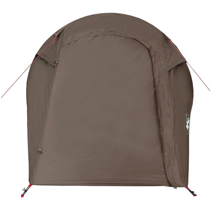 Campingtält tunnel 3 personer brun vattentätt vidaXL 3 - Person – bild 7