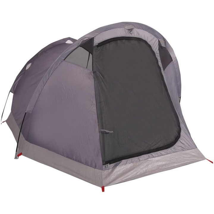Campingtält tunnel 3 personer brun vattentätt vidaXL 3 - Person – bild 10