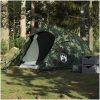 Campingtält tunnel 3 personer kamouflage vattentätt vidaXL 3 - Person – miniatyr 1